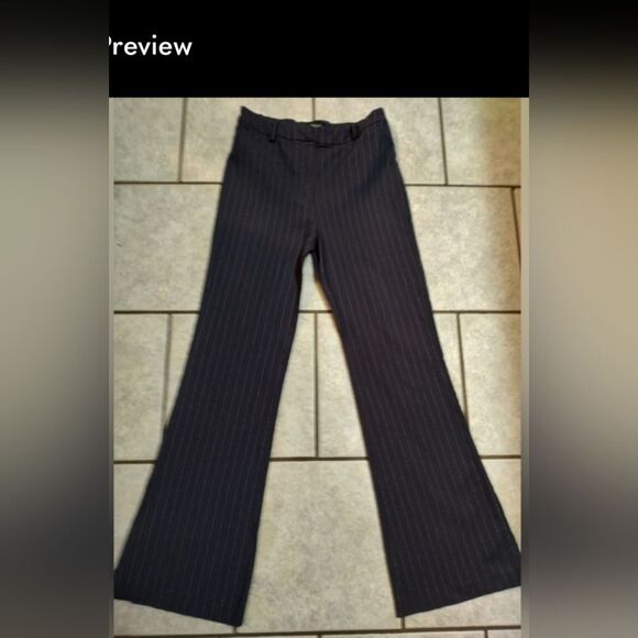 Bardot Navy Pinstripe Dress Pants size 8 - Picture 4 of 9
